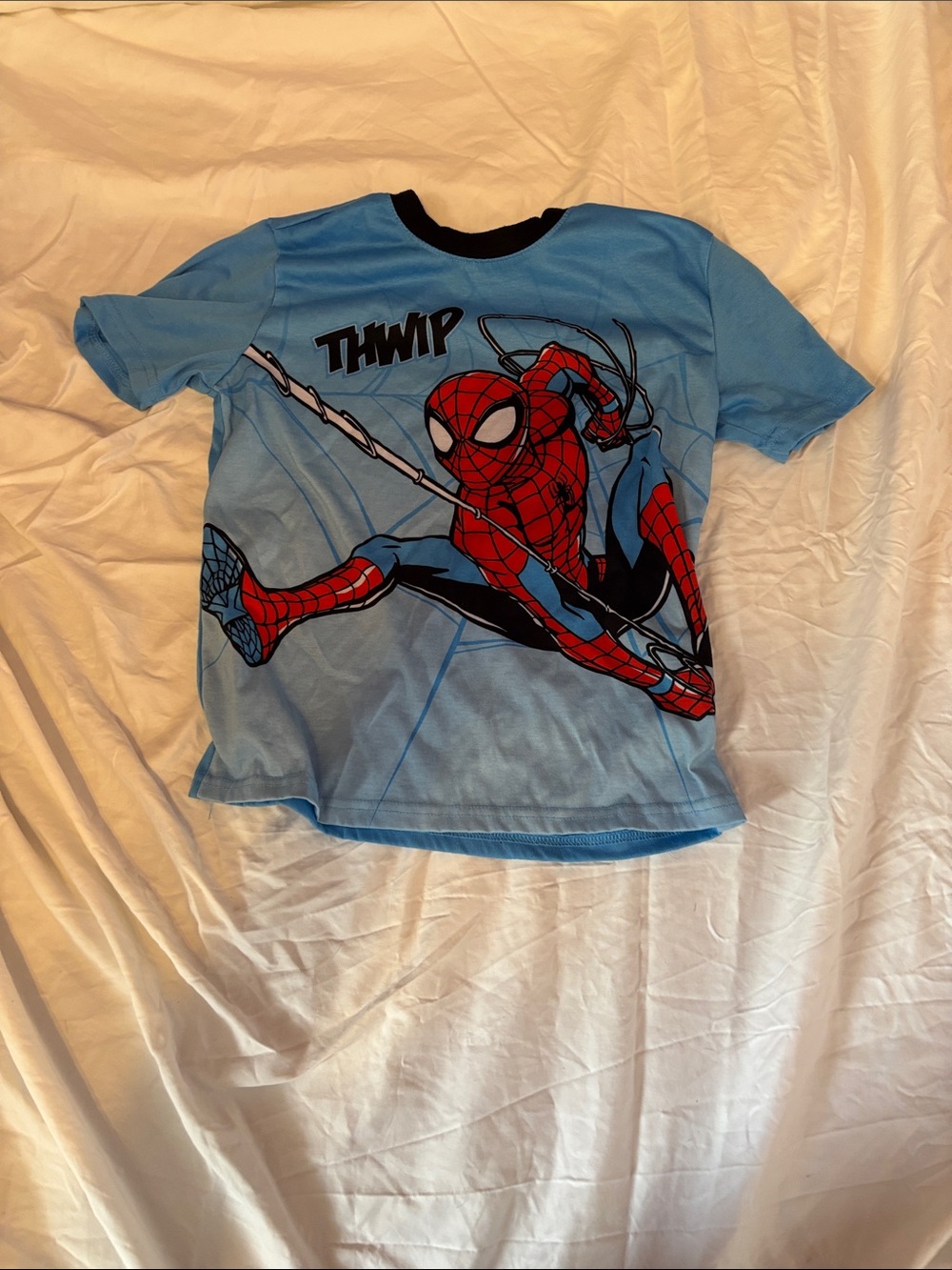 Like New Boys Spider-Man Blue Graphic Tee